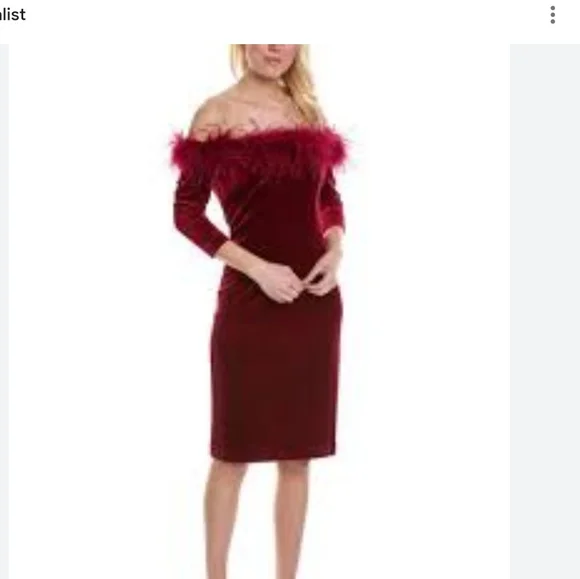 Terri Jon Off-Shoulder Dress - Picture 2 of 2